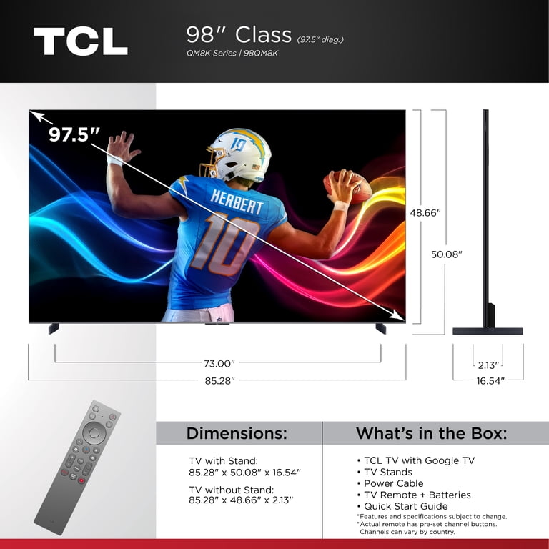 TCL, Smart TV, 98