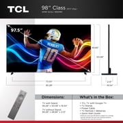 TCL 98 Class QM8K Series QD-Mini LED QLED 4K UHD Smart Google TV (NEW, 2025) - 144Hz, Local Dimming, CrystGlow WHVA Panel - 98QM8K