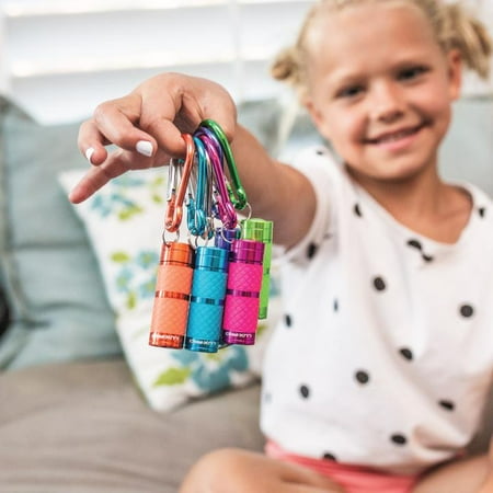 LUXPRO LP139 Glow-in-the-dark LED Keychain Flashlight