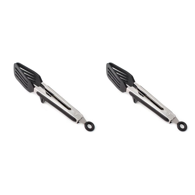 Inteprter Pinzas para pan antideslizantes, accesorios para cocinar barbacoa, abrazadera para ensalada, suministro de carne a la parrilla, Clip Type1 NO1