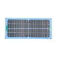 thumbnail image 2 of Panel solar de silicio monocristalino portátil 15W 18V cargador de fuente de alimentación USB para batería, 2 of 8