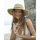 thumbnail image 4 of FURTALK Sombrero de sol de ala ancha para mujer con cordón de viento UPF Sombreros de paja de verano para mujer, 4 of 5