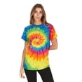 thumbnail image 3 of Daresay Tie Dye Style T-Shirts Women - Fun, Multi Color designs Tops, 3 of 13
