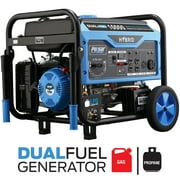 Pulsar 10,000-Watt Dual Fuel Portable Generator with Electric Start (CARB)