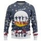 thumbnail image 3 of Suéter feo de punto divertido de Navidad de algodón con diseño de Papá Noel para mascotas, jersey informal vintage de invierno estilo Harajuku, jersey retro de manga larga con impresión 3D, 3 of 5