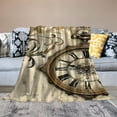 thumbnail image 2 of Orinice Floral Design Steampunk Warm Lightweight Blanket Soft Fleece Blankets All Seasons Decor Cow Gifts Blanket 60x80in, 2 of 6