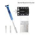 thumbnail image 2 of AMERTEER Micro Twist Drill Bits Pin Vise Multipurpose Precise Manual Tool Kit Non-slip Design Semi-automatic Spiral Hand Resin Keychain, 2 of 7