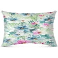 thumbnail image 2 of Coolnut Flowers Watercolor Plush Pillowcase with Hidden Zipper Pillowcase, Soft and Cozy, 20×26 Inches, for Bedroom, Sofa Home Decor Gifts, 2 of 7