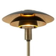 thumbnail image 6 of Rancho Mirage Table Lamp - Matte Black & Gold-Leaf Shade Weathered Brass, 6 of 11