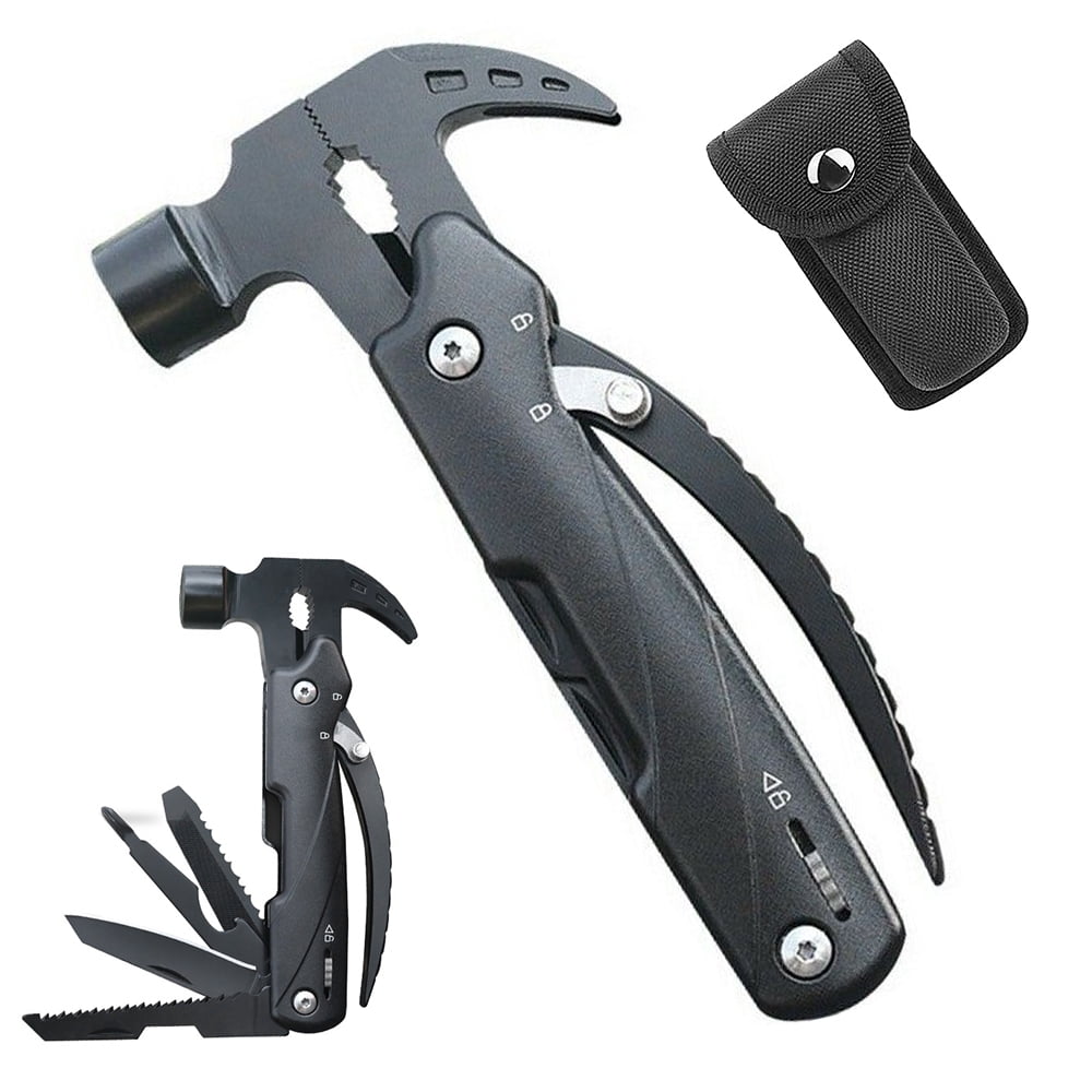 Hammer Multi-tool, Multi-Functional 12 in 1 Mini Hammer Camping