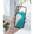 thumbnail image 5 of WIRESTER Shockproof Soft Rubber Cover Case for Samsung Galaxy S21+ Plus 6.7" 2021, White Whale Moby Dick, 5 of 5