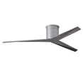 thumbnail image 5 of Eliza-H 3-blade ceiling mount paddle fan in Gloss White finish with brushed nickel ABS blades., 5 of 6