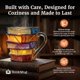 thumbnail image 5 of Taza de vidrio con diseño de libro 3D FREEZE2TRIM, 7 oz, vitral teñido, 5 of 9