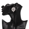 thumbnail image 2 of Accesorio elegante de la joyería de la decoración de los pendientes del perno prisionero de las mujeres del cristal de la aleación, 2 of 5