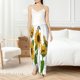 thumbnail image 4 of Balery Plump Sunflower And Sketch Pantalones de pijama para mujer, pijamas ultraligeros, pantalones de estar por casa-3X-Large, 4 of 6