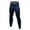 ZA Navy, variant on Cycling Shorts Mens Thin Solid Exercise Fitness Running Stretch Tight Pants Breathable Training Compression Pants Mens Casual Pants Blue S