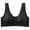 Black, variant on Pimfylm Bras For Women Women's Pure Comfort Front Close Wirefree Bra Everyday(Beige,3XL)