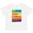 thumbnail image 3 of Inktastic Wakeboarding Eat Sleep Wakeboard Repeat Boys or Girls Baby T-Shirt, 3 of 5