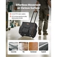 thumbnail image 4 of VEVOR Rolling Tool Bag 25 Pockets Heavy Duty Roller Tool Bag Telescoping Handle, 4 of 9