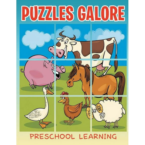Puzzles Galore: Preschool Learning, (Paperback)