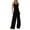 AA-Black, variant on JURANMO Women's Maternity Spaghetti Strap Ribbed Knit Jumpsuits Solid Casual Loose Wide Leg Rompers Sleeveless Camisole Button Overalls with Pockets Brown S Sales Prime
