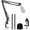 Seiren Mini Boom Arm with Mic Cover, variant on SUNMON Seiren Mini Microphone Stand with Pop Filter - Boom Arm with Foam Cover Windscreen Compatible with Razer Seiren Mini Streaming Microphone for Computer (White)