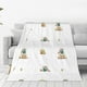 thumbnail image 1 of Balery Rabbit Blowing Dandelions Manta de Felpa Suave y Acogedora – Cobija de Franela Aterciopelada para Cama, Lavable y Cálida para Sofá, Mascotas, Transpirable-60"x50", 1 of 7
