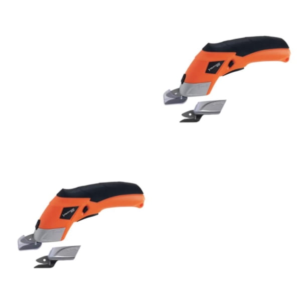 Cateissary Tijeras eléctricas USB portátiles, cortador de alfombras, tela de corte de cizalla de costura Tipo 1 2piezas