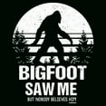 thumbnail image 2 of Men's Bigfoot Saw Me Funny Sasquatch T-shirt, 4XL Purple, 2 of 3