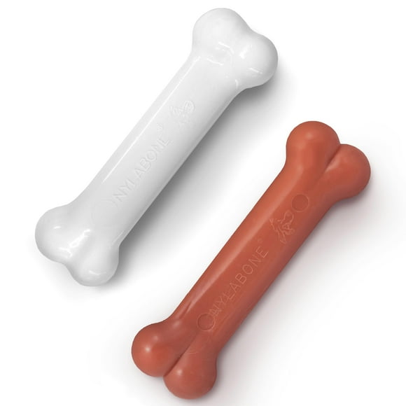 Juguete masticable Nylabone Original Bone Power para perros de tamaño mediano, 35 libras