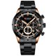 thumbnail image 2 of CURREN 8355 Reloj de cuarzo clásico de lujo para hombre, resistente al agua hasta 3 ATM, caja grande, esfera grande, luminoso, negro, 2 of 5