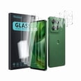 thumbnail image 1 of xixishop 3 Pack Tempered Glass Screen Protector for Motorola Moto G Power 5G 2025 + 3 Pack Camera Lens Protector, Anti-Fingerprint, 9H Hardness, ScratchResistant, Easy to install, Case Friendly, 1 of 1