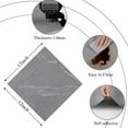 thumbnail image 3 of UMIGGEE Peel and Stick Floor Tile 12in x 12in x 1.3mm (10-Pcs/Pack) Gray Marble Vinyl Tile Floor Self Adhesive Vinyl Flooring Durable Transform for Bedroom Kitchen Laundry Room (10 Sq. ft/Pack), 3 of 7