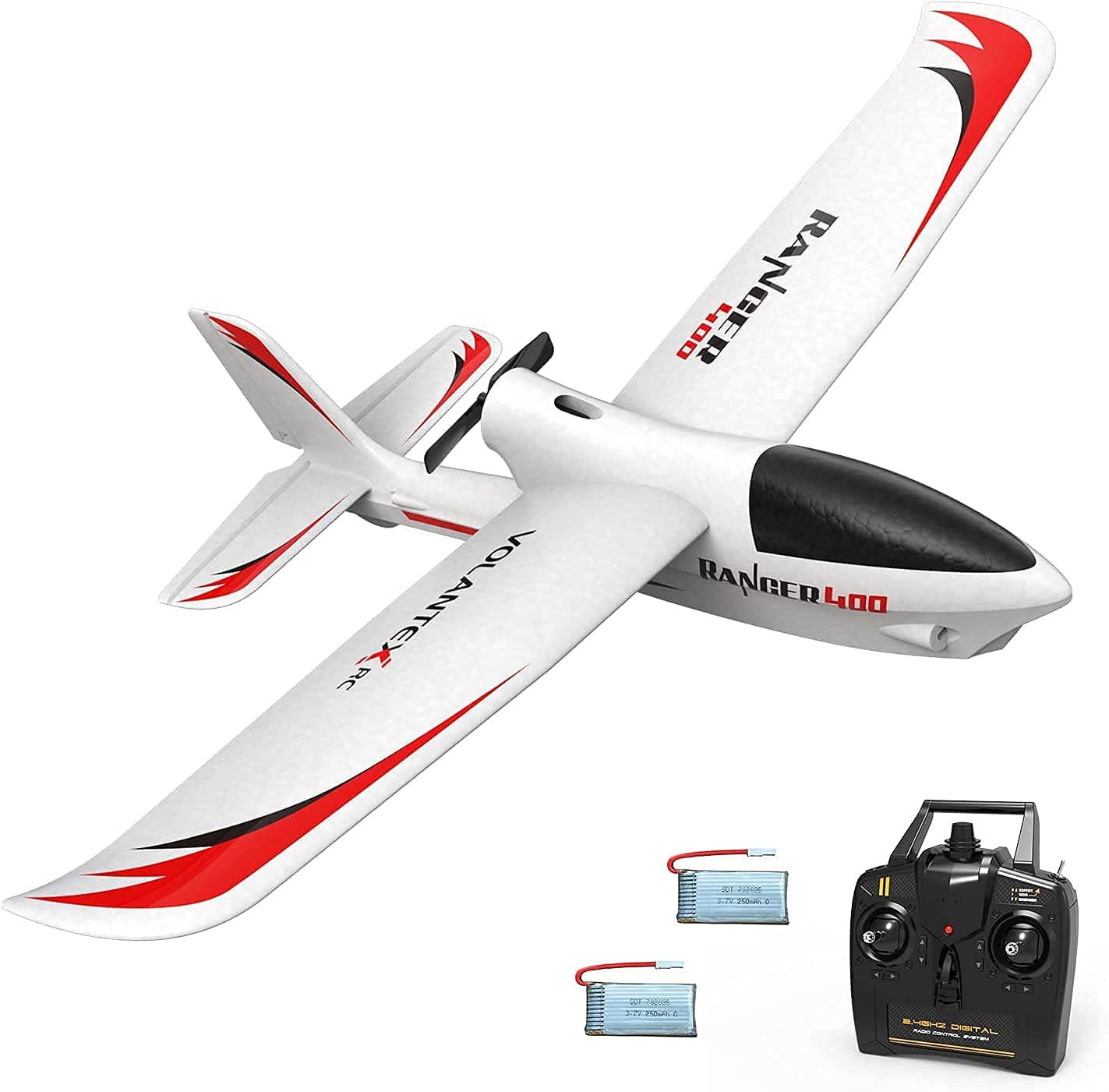 One-Key U-Turn Function Easy to Fly for Beginners VOLANTEXRC RC Airplane RTF Ranger600 WiFi Parkflyer RC Aircraft Plane Ready to Fly with Xpilot Stabilization System 761-2 WiFi 