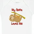 thumbnail image 4 of Inktastic My Nana Loves Me Sloth Boys or Girls Baby Bodysuit, 4 of 5