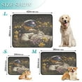 thumbnail image 3 of Qxltty Astronauts in The Sea Of Flowers Cat litter Pads Pet Set of 3 Diaper Mats Center Anti-leakage Layer Absorbent Soft and Comfortable, 3 of 7