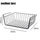 thumbnail image 1 of Cesta de almacenamiento multiusos para armario, organizador colgante de Metal para armarios de cocina y escritorios, 1 of 5