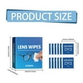 thumbnail image 3 of Lens Wipes For Eyeglasses Pre Moistened Lens Cleaning Wipes 12 Lens Wipes Individually Wrapped Sracth Streak Glasses Wipes Lens Cleaner For Sunglass & Camera Lens 2ml, 3 of 8