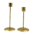 thumbnail image 1 of GUOOL Iron Taper Candle Holder Candlestick Table Centerpiece Dinner Decor Golden, 1 of 9