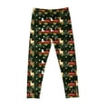 thumbnail image 4 of Pantalon de Pyjama de Noël, Collants Doux Extensibles Taille Haute Imprimés pour Filles, 4 of 8