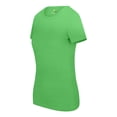 thumbnail image 2 of ACTIVE UNIFORMS SCRUBS Women's Short Sleeve Round-Neck T-Shirt Under Scrub (Lime Green, X-Small), 2 of 6