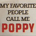 thumbnail image 2 of CafePress - My Favorite People Call Me Poppy Cap - Adjustable 100% Brushed Unisex Casual Cotton Baseball Cap, Beige, 1, 2 of 2