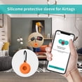 thumbnail image 4 of Methold Funda protectora para dispositivo antipérdida, funda protectora, localizador de rastreador inalámbrico Bluetooth, llavero, carcasa de silicona Electrónica Naranja, 4 of 6
