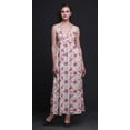 thumbnail image 3 of Bimba Tie-Dye Women Summer Printed V Neck Long Maxi Dress Holiday Resort Wear-Large, 3 of 6