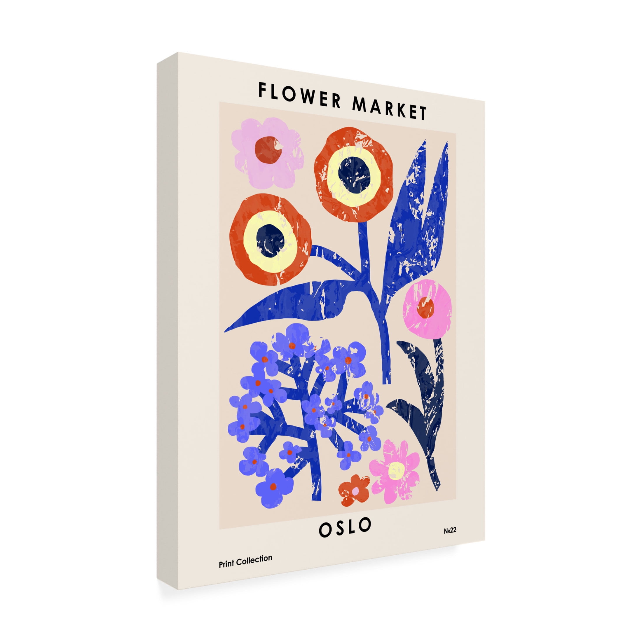 Trademark Fine Art NKTN   Flower Market Oslo Canvas Wall Art