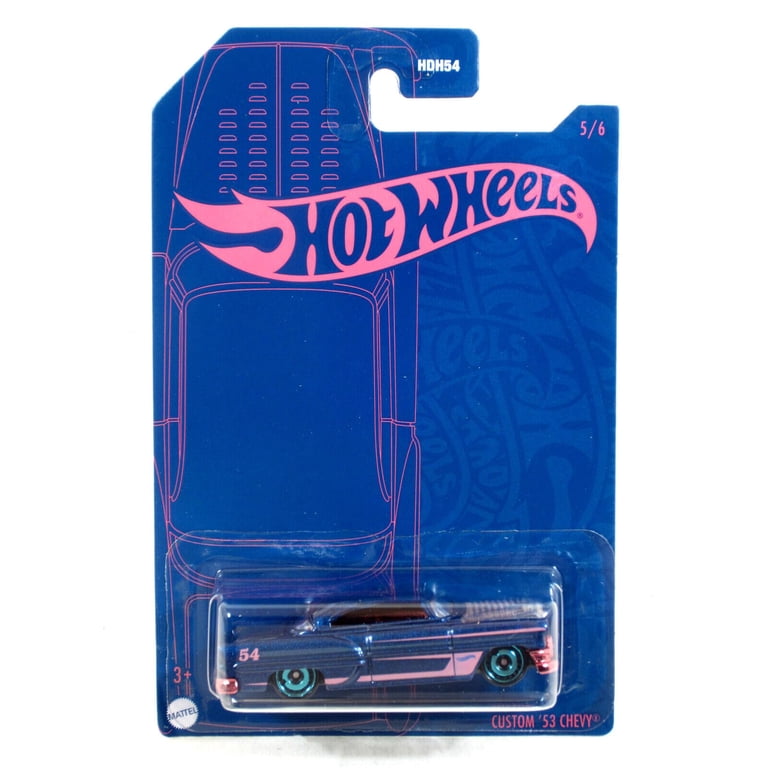 Hot Wheels 2022 Blue and Pink 54th Anniversary Set of 3 - Walmart.com