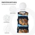 thumbnail image 3 of Sikiie Ocean Scene with Noah's Ark Basketball Jersey Reversible Men's Mesh Athletic Sports Shirts Training Practice S-4XLSmall, 3 of 6