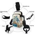 thumbnail image 5 of HELLHERO 4.33"x1.97"x7.09" Crossbody Bags Polyester for Women, Sea Turtle and Marine Life, 5 of 7