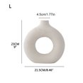thumbnail image 2 of Shape Vase, Non Fading Ceramic Vase  for Living Room, 2 of 8
