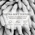 thumbnail image 3 of REGALWOVEN 1 Pack Cute Animal Chenille Hanging Hand Towel, Absorbent Soft Bathroom Decorative Towel for Kitchen Grey 10" x 6", 3 of 6
